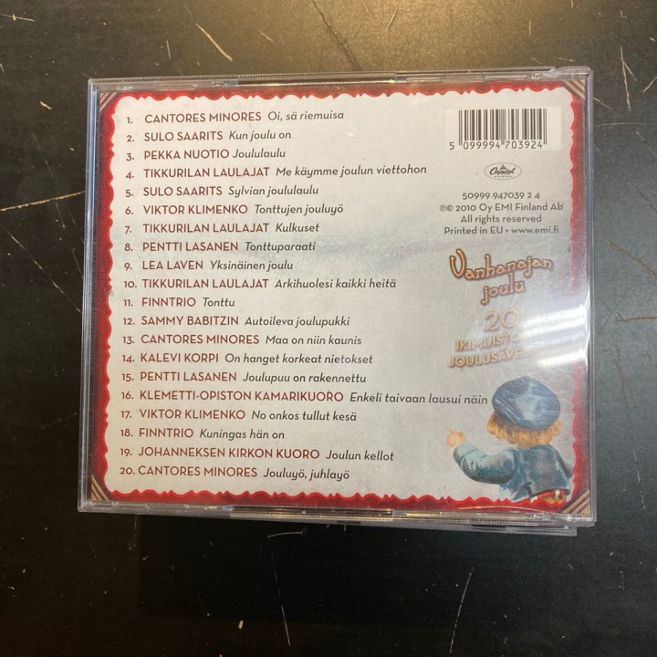 V/A - Vanhanajan joulu CD (VG/VG+)