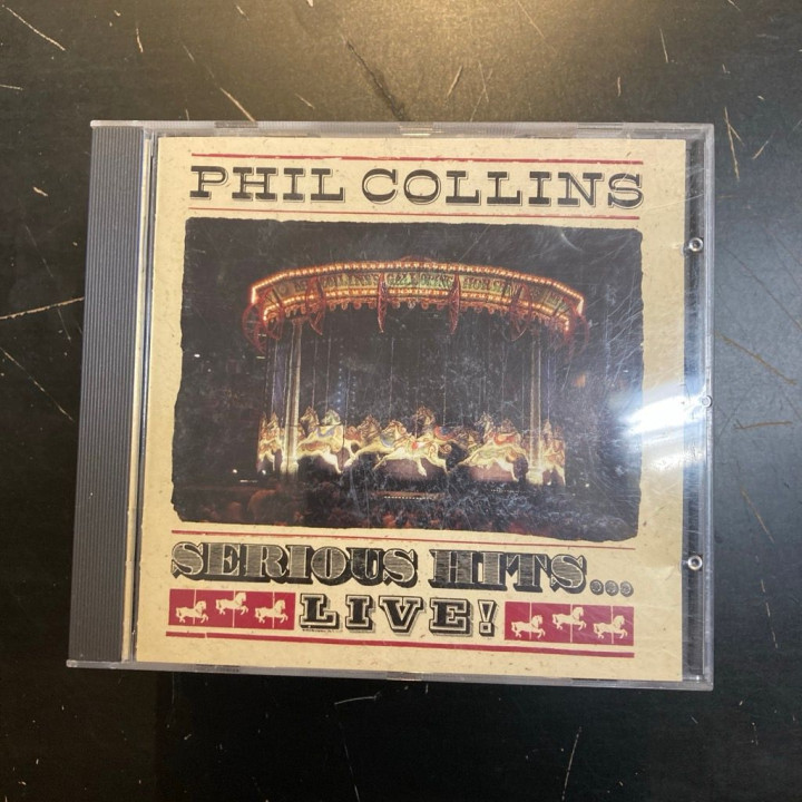 Phil Collins - Serious Hits... Live! CD (VG+/VG+) -pop rock-