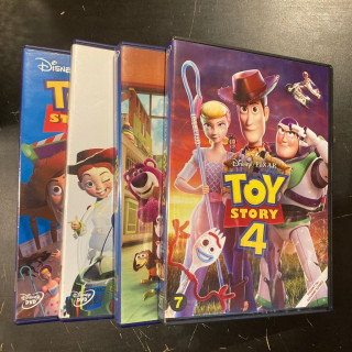 Toy Story 1-4 4DVD (M-/M-) -animaatio-