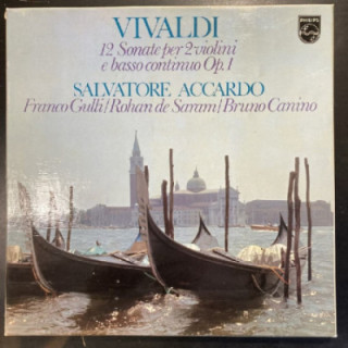 Vivaldi - 12 Sonate Per 2 Violini E Basso Continuo Op.1 2LP (VG+/VG+) -klassinen-