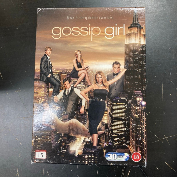 Gossip Girl - koko sarja 30DVD (VG+-M-/VG+) -tv-sarja-