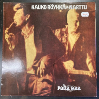 Kauko Röyhkä & Narttu - Paha maa 12'' EP (M-/VG+) -alt rock-