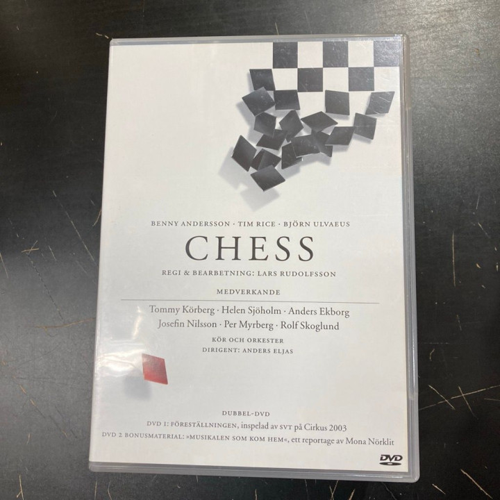 Chess 2DVD (VG+/M-) -musikaali-