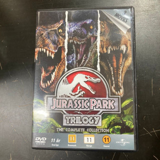 Jurassic Park trilogia 3DVD (VG-M-/M-) -seikkailu-