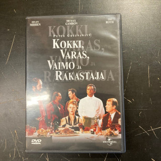 Kokki, varas, vaimo ja rakastaja DVD (M-/M-) -draama-