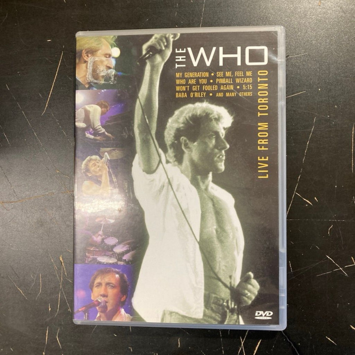 Who - Live From Toronto DVD (VG+/VG+) -psychedelic rock-