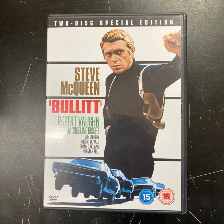 Bullitt (special edition) 2DVD (VG+/VG+) -toiminta/jännitys- (ei suomenkielistä tekstitystä)