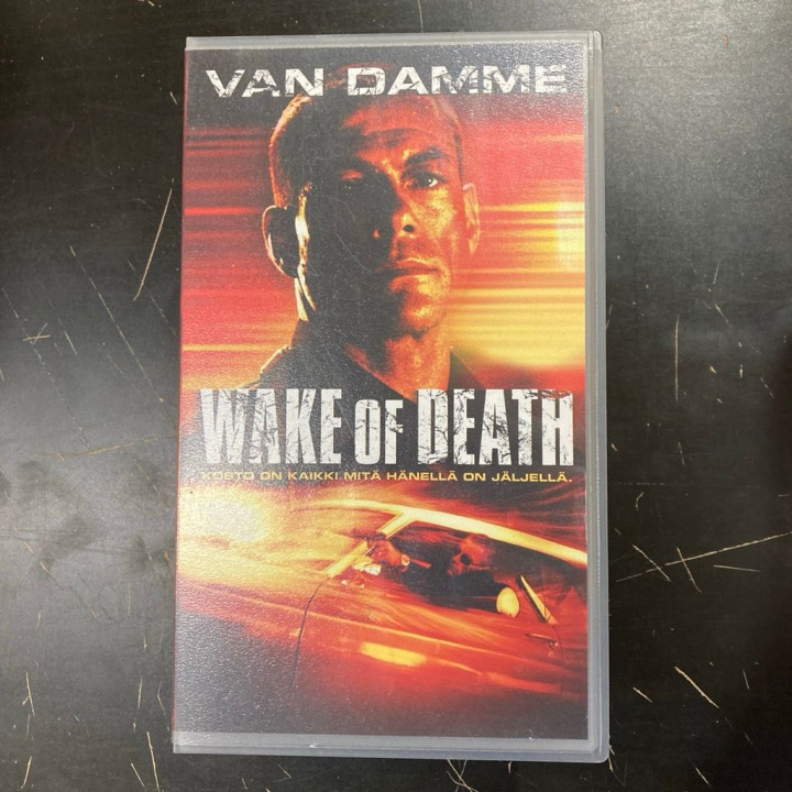 Wake Of Death VHS (VG+/M-) -toiminta-