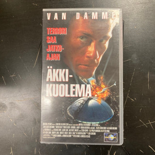 Äkkikuolema VHS (VG+/M-) -toiminta/jännitys-