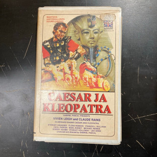 Caesar ja Kleopatra VHS (VG+/VG+) -draama-