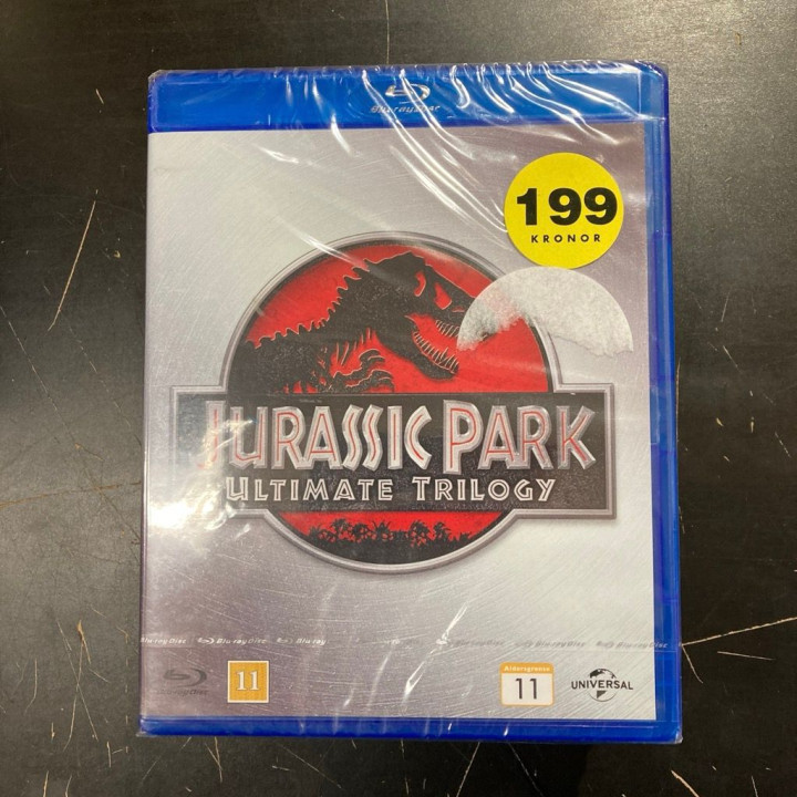 Jurassic Park - Ultimate Trilogy Blu-ray (avaamaton) -seikkailu-