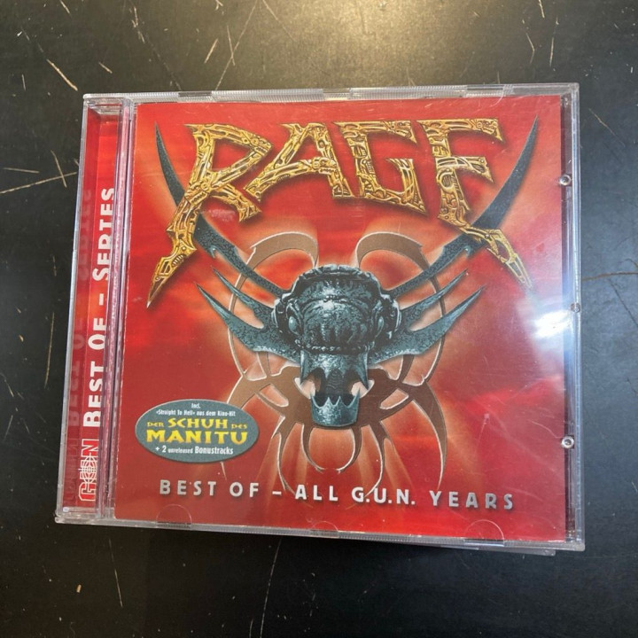 Rage - Best Of All G.U.N. Years CD (VG+/VG+) -heavy metal-