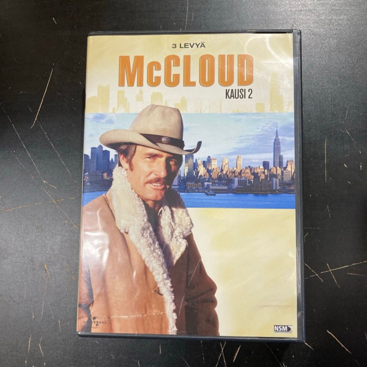 Sheriffi McCloud - Kausi 2 3DVD (VG-VG+/VG+) -tv-sarja-