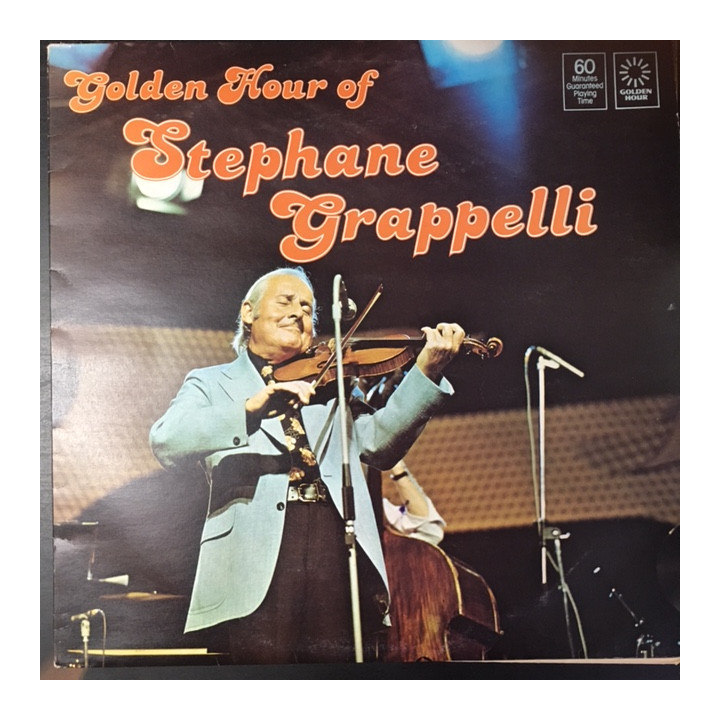 Stephane Grappelli - Golden Hour Of Stephane Grappelli LP (VG+-M-/VG+) -jazz-