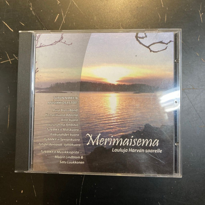 Turun NMKY:n Musiikkiosastot - Merimaisema (lauluja Harvan saarelle) CD (VG+/VG+) -kuoromusiikki-