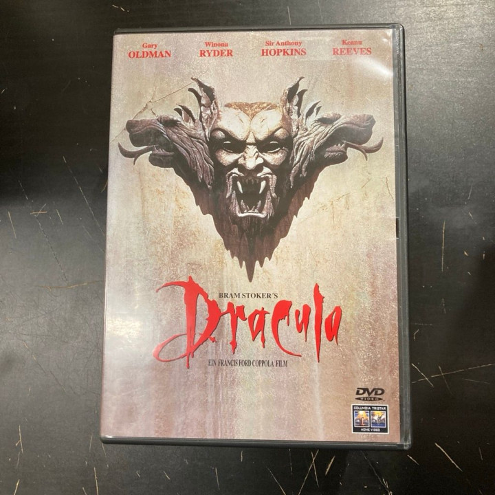 Bram Stokerin Dracula DVD (VG/VG+) -kauhu/draama-