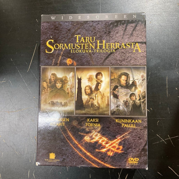 Taru Sormusten Herrasta trilogia 6DVD (VG-VG+/VG+) -seikkailu-