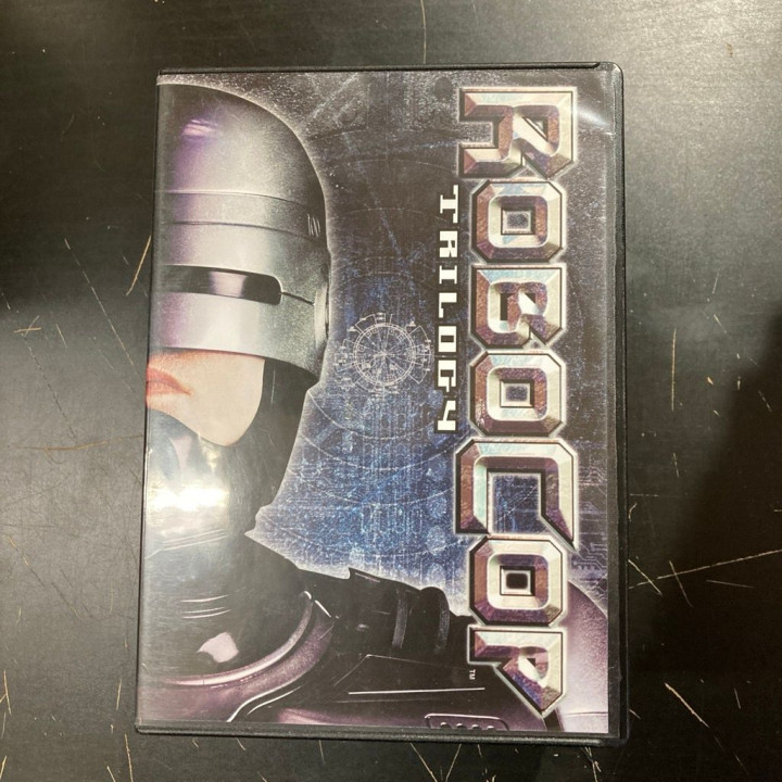 RoboCop trilogia 3DVD (VG-VG+/M-) -toiminta/sci-fi-