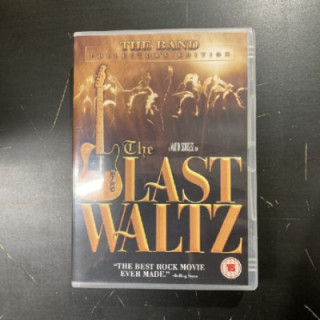 Band - The Last Waltz DVD (M-/M-) -dokumentti- (ei suomenkielistä tekstitystä)