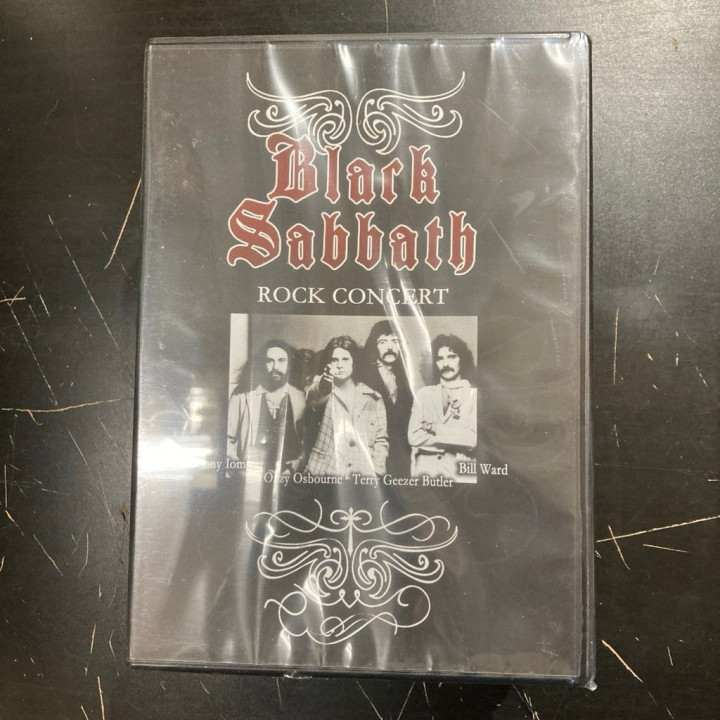 Black Sabbath - Rock Concert DVD (avaamaton) -heavy metal-