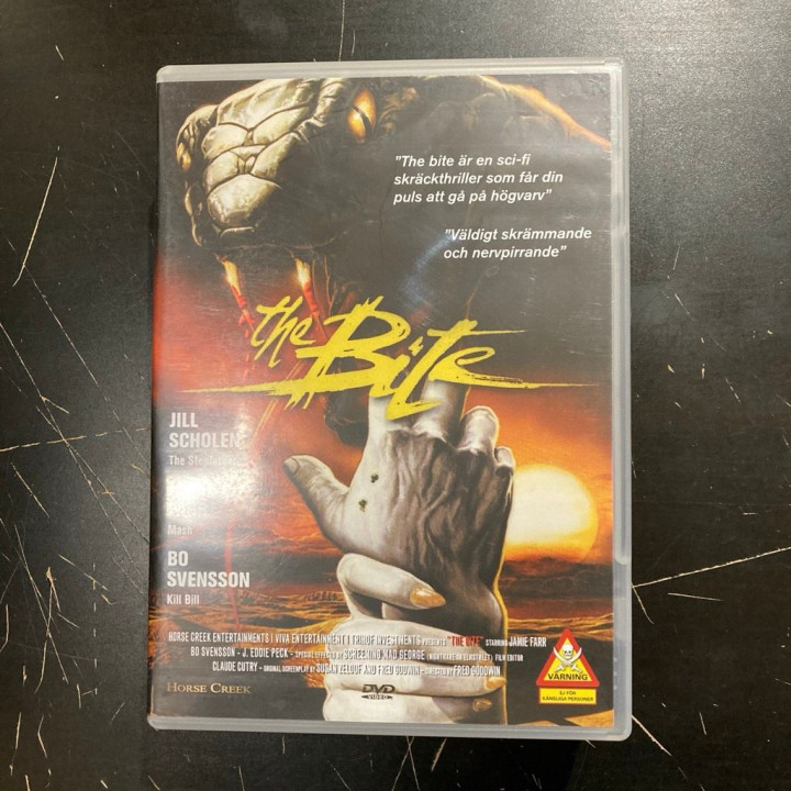 Curse II - Bite (1989) DVD (VG+/M-) -kauhu- (ei suomenkielistä tekstitystä)