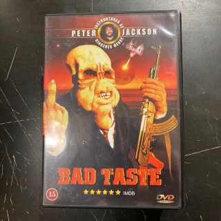 Bad Taste DVD (M-/VG+) -kauhu/komedia-