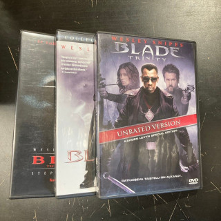 Blade trilogia 5DVD (VG-VG+/VG+) -toiminta/kauhu-