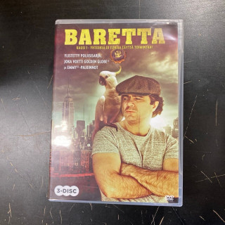 Baretta - Kausi 1 3DVD (VG+-M-/M-) -tv-sarja-