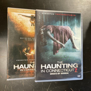 Haunting In Connecticut 1-2 2DVD (VG+/M-) -kauhu-