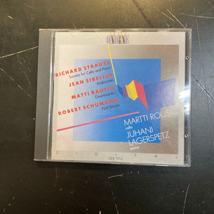 Martti Rousi & Juhani Lagerspetz - Strauss / Sibelius / Rautio / Schumann CD (VG+/M-) -klassinen-