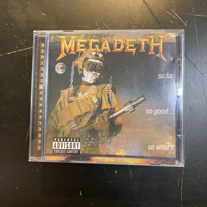 Megadeth - So Far, So Good... So What? (remastered) CD (VG/M-) -thrash metal-