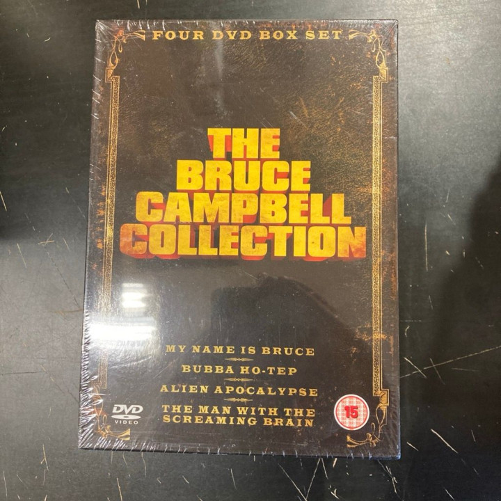 Bruce Campbell Collection 4DVD (avaamaton) -kauhu/komedia- (ei suomenkielistä tekstitystä)