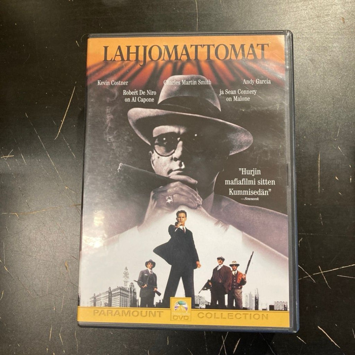 Lahjomattomat DVD (VG/VG+) -jännitys/draama-