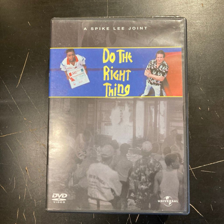 Do The Right Thing - kuuma päivä DVD (VG/VG+) -komedia/draama-