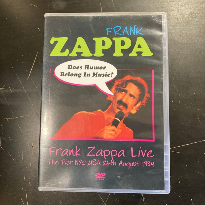 Frank Zappa - Does Humore Belong In Music? DVD (VG+/VG+) -jazz-rock-