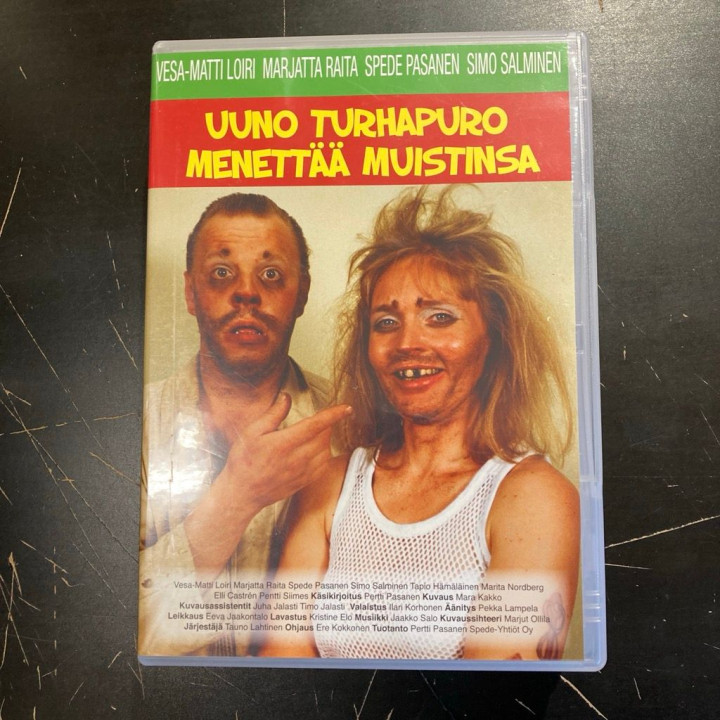 Uuno Turhapuro menettää muistinsa DVD (VG+/VG+) -komedia-