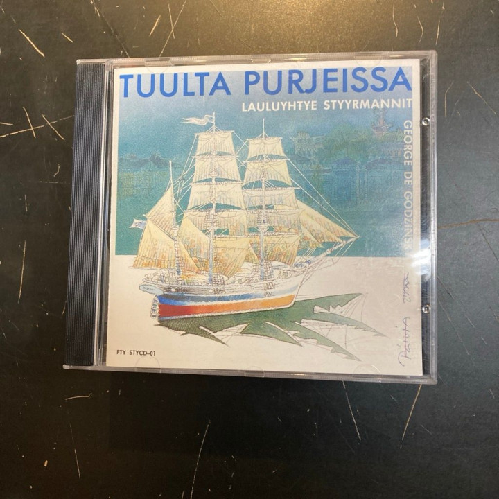 Lauluyhtye Styyrmannit - Tuulta purjeissa CD (VG+/M-) -iskelmä-