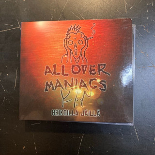 All Over Maniacs - Heikoilla jäillä CD (VG/VG+) -punk rock-