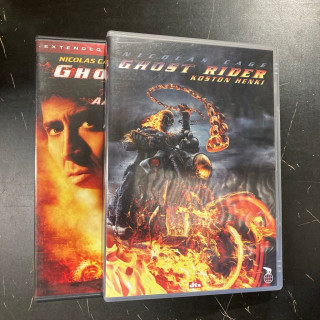 Ghost Rider 1-2 3DVD (M-/M-) -toiminta/fantasia-