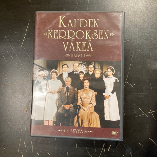 Kahden kerroksen väkeä - Kausi 1 4DVD (VG-VG+/VG+) -tv-sarja-