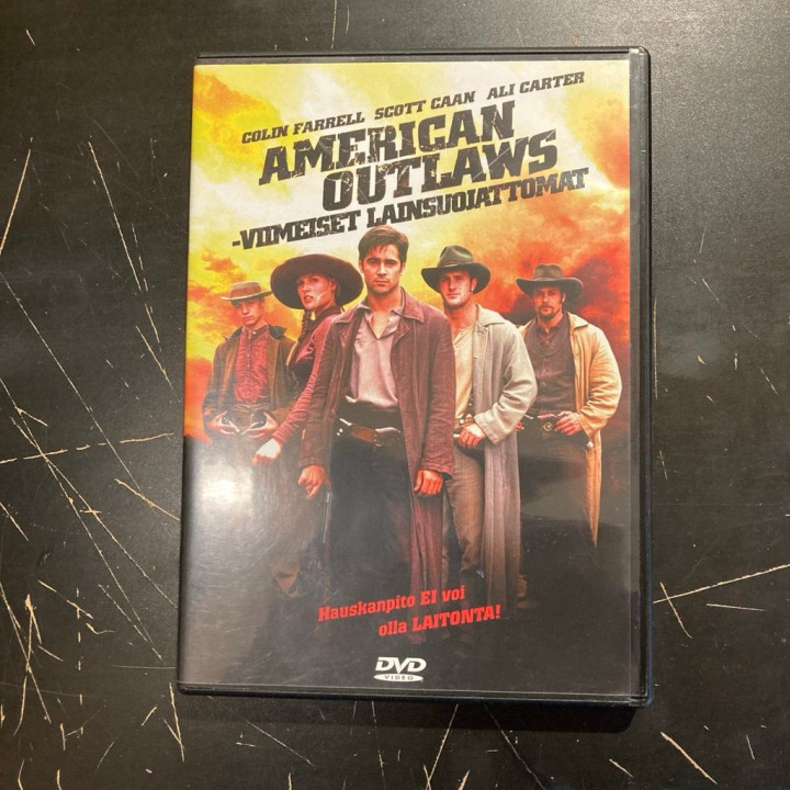 American Outlaws - viimeiset lainsuojattomat DVD (VG/VG+) -western-