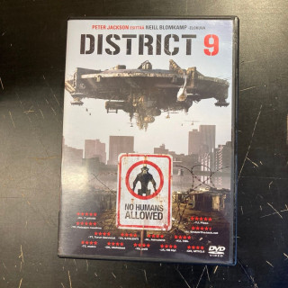 District 9 DVD (VG+/M-) -toiminta/sci-fi-