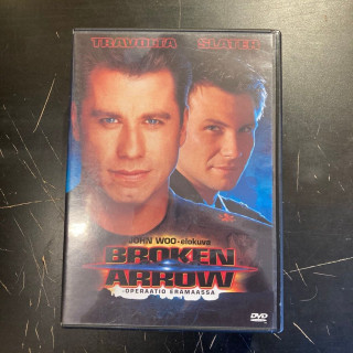 Broken Arrow - operaatio erämaassa DVD (VG/VG+) -toiminta-