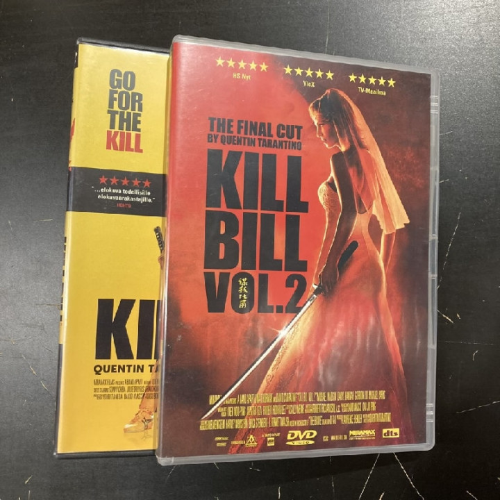 Kill Bill 1-2 2DVD (VG+/M-) -toiminta-