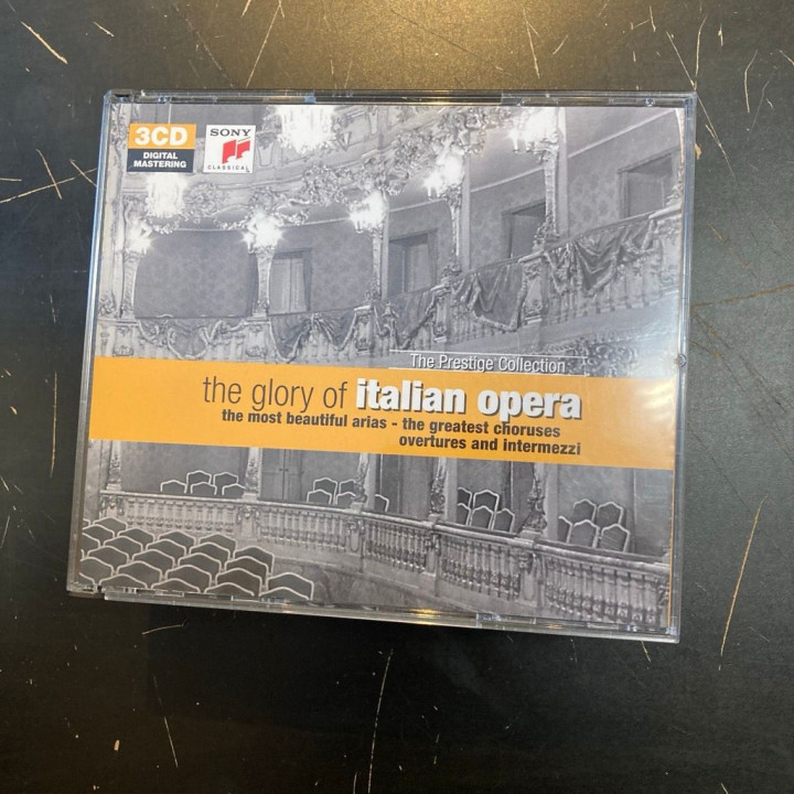 Glory Of Italian Opera 3CD (VG+-M-/M-) -klassinen-