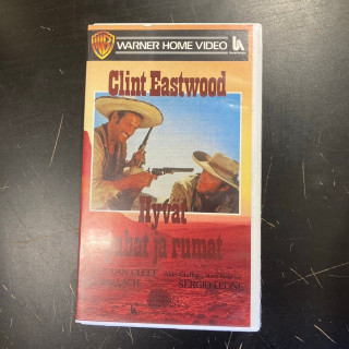 Hyvät. pahat ja rumat VHS (VG+/M-) -western-