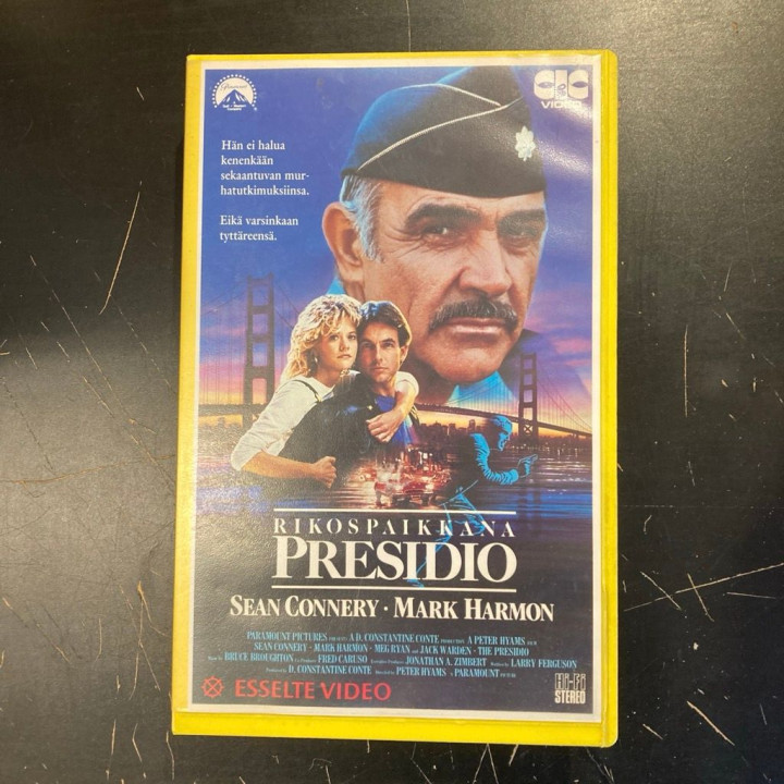 Rikospaikkana Presidio VHS (VG+/VG+) -toiminta/jännitys-