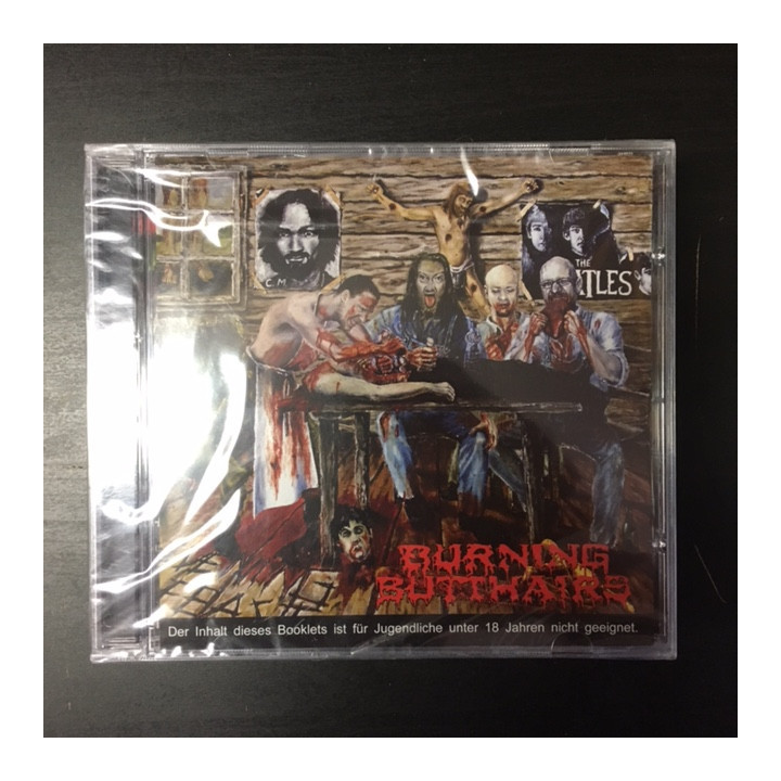 Burning Butthairs - Evening Feast CDEP (avaamaton) -death metal/grindcore-