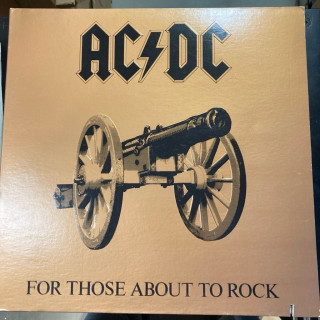 AC/DC - For Those About To Rock (US/1981) LP (VG/VG+) -hard rock-