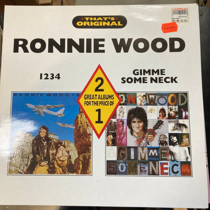 Ronnie Wood - 1234 / Gimme Some Neck (UK/1990) 2LP (M-/M-) -rock n roll-